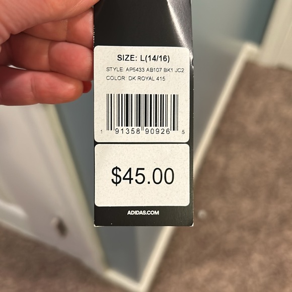 Large Adidas Lightweight Zipper Jacket with Pockets. NWT! - Picture 6 of 6